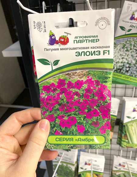 петуния Элоиз F1 каскадная, серия "Амбер"